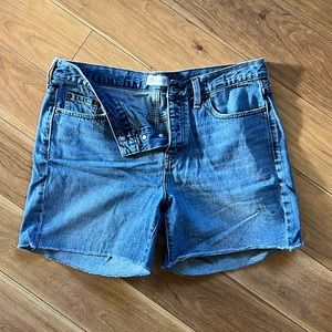 Madewell 100% cotton denim shorts